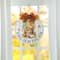 Glitzhome® 15" Fall Wood Round Word Sign Door Hanger